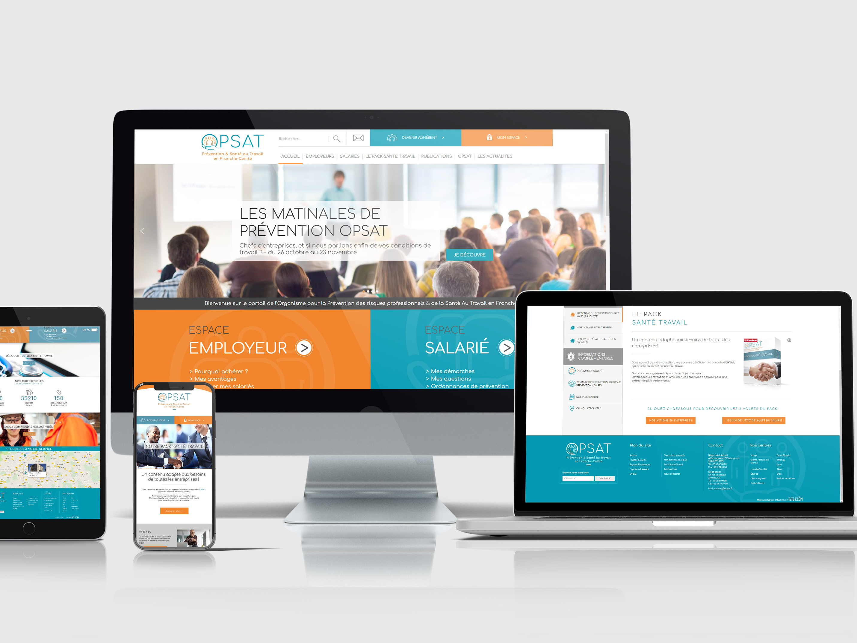 Design web — maquette UI responsive (grille, composants, états)