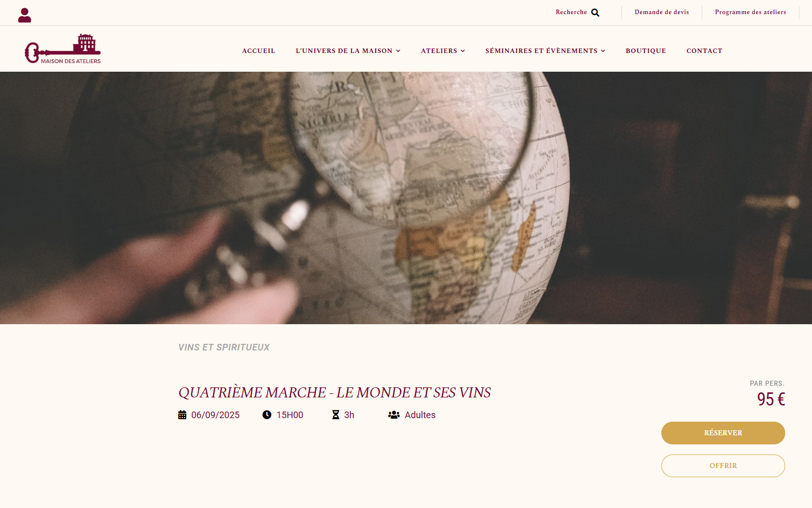 La Maison des Ateliers — fiche solution : hiérarchie, pictogrammes et tableaux
