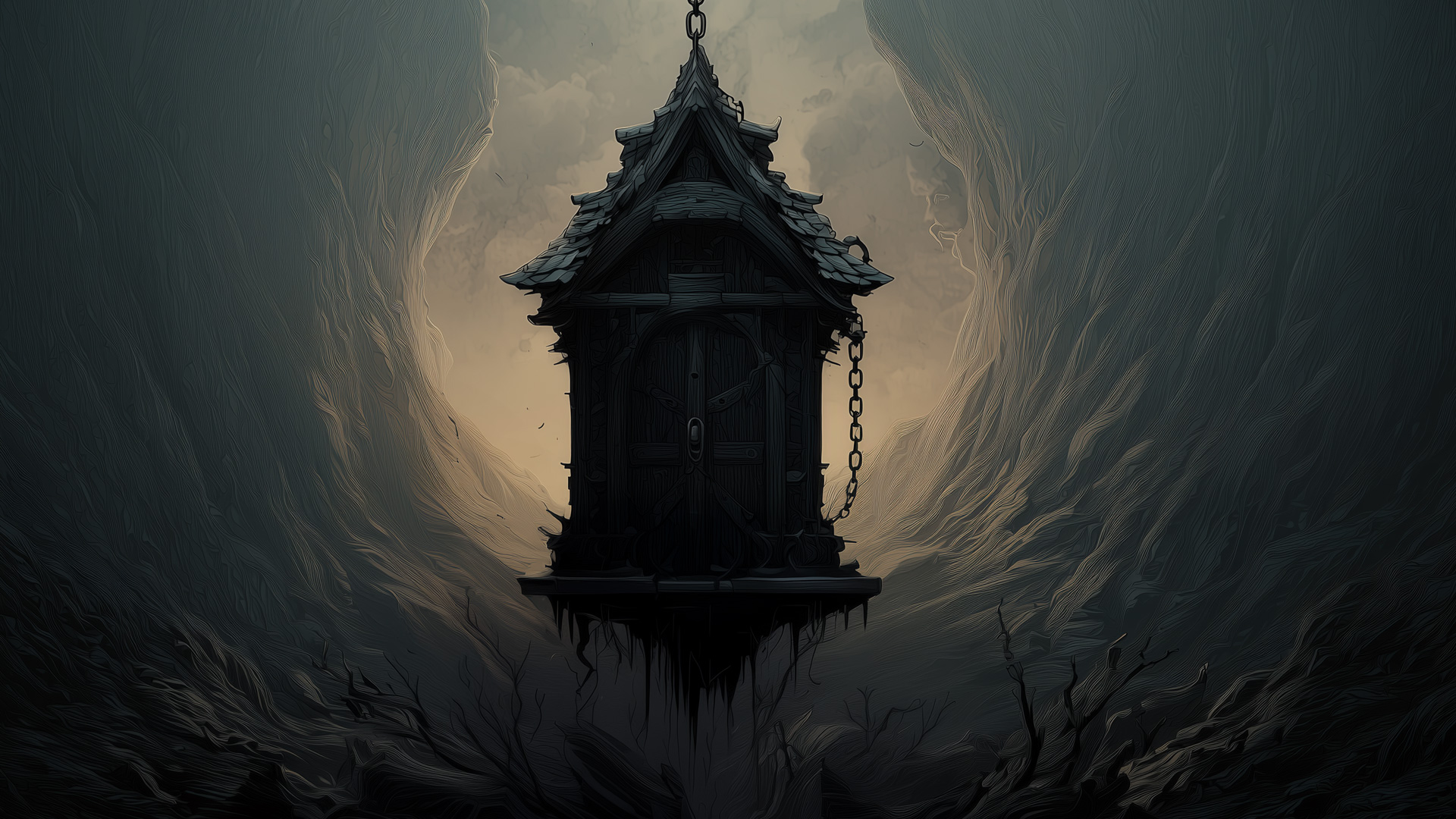 Black Chapel – AVANT, plan d'une cage prison, ambiance gothique